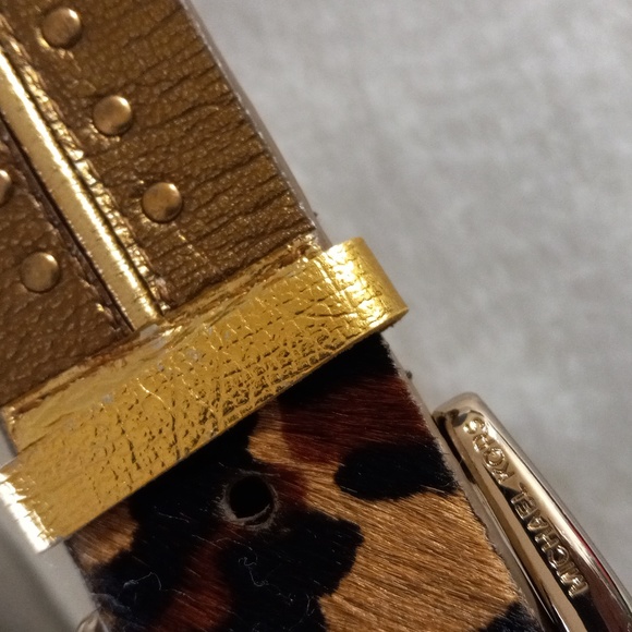 Auth. Michael Kors Multi Buckle Belt Small Syle# 554720 Retail $70 - Picture 4 of 7